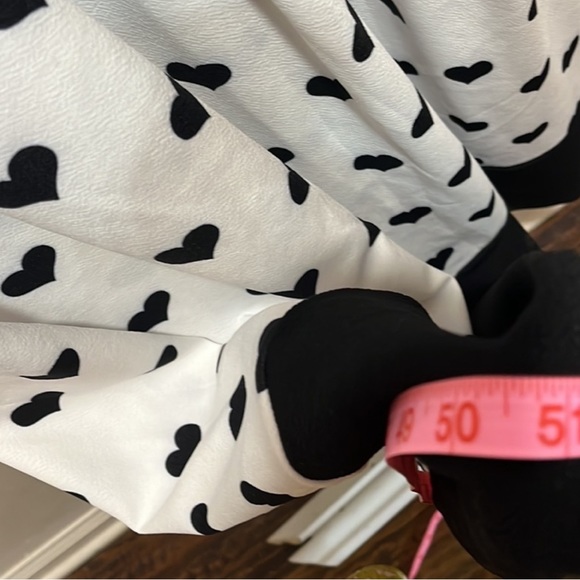 Heart print Midi Dress - Picture 4 of 4